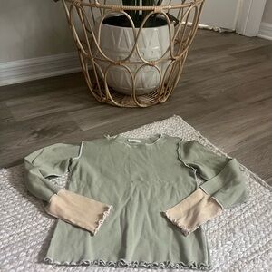 Girls - Pieced Knit Top GILDED INTENT Size Small NWOT